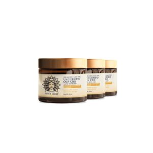 3 pk 1 oz 250 mg CBD Salve | Remedios Maria Juana™ | Topical Cream | GMP Compliant | Locally Sourced